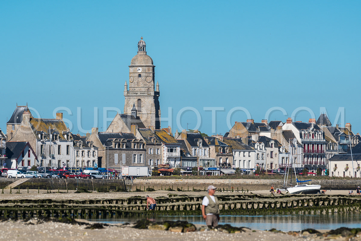 Photo de L'église du Croisic à marée basse