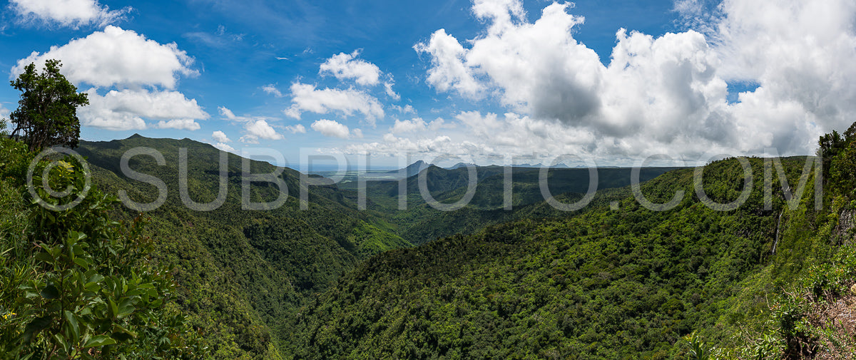 Photo de Vue panoramique du parc national des Gorges de la Rivière Noire - Maurice