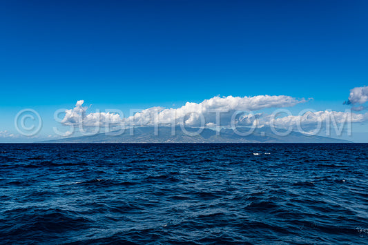 Photo de vue du port de Moorea - Polynésie française